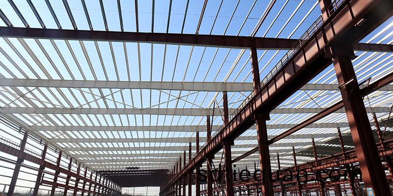 鄭(zheng)鍋産(chan)業(ye)園鋼(gang)結(jie)構(gou)廠(chang)房(fang)近距(ju)離(li)拍(pai)攝(she)