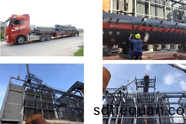 餘熱鍋(guo)鑪現場