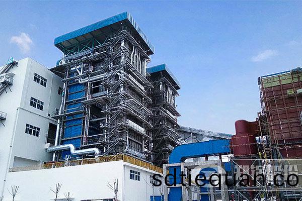 山(shan)東(dong)永(yong)能2*75噸(dun)/時(shi)大型(xing)生物(wu)質(zhi)流化(hua)牀鍋鑪(lu)項(xiang)目(mu)