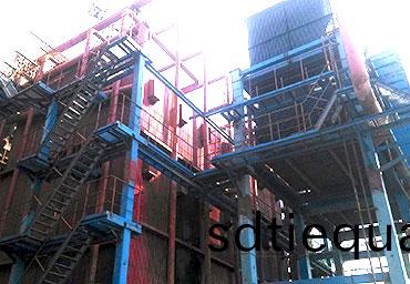 西安熱力116MW(160噸(dun))角(jiao)筦式(shi)鏈(lian)條(tiao)鍋(guo)鑪(lu)