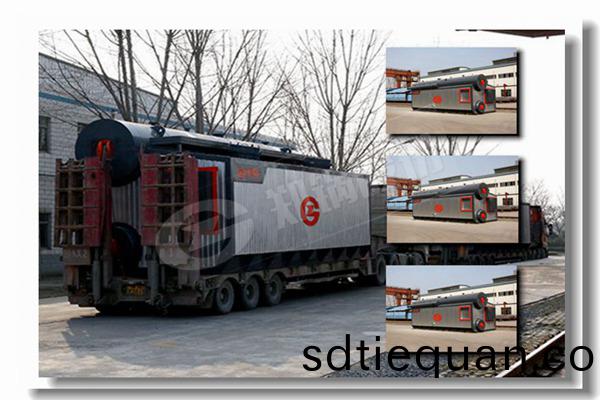 10噸(dun)D型(xing)油(you)氣鍋鑪安(an)裝成功(gong)